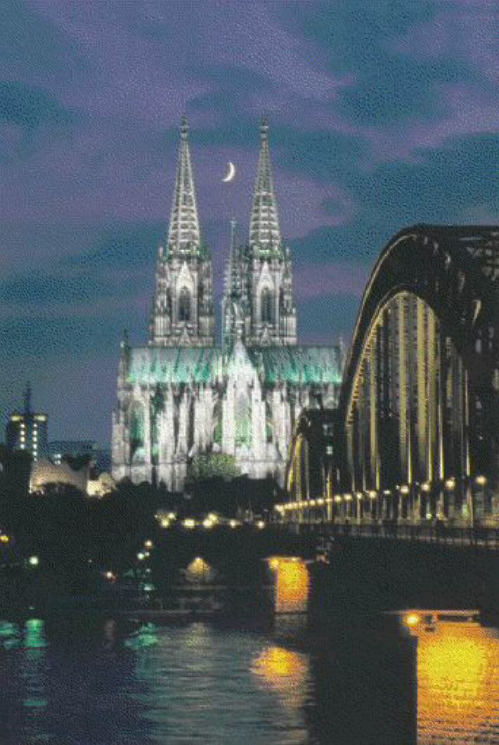 Cologne cathedral, classified as a world cultural heritage site by UNESCO.