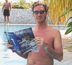 Dr. Jeff Williams of Tatamagouche, NS, took Oral Health along to Playa Pesquero, Holguin, Cuba.