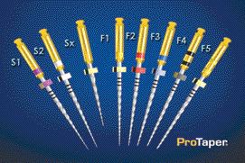 FIGURE 6--The ProTaper Universal files link concept with computer modeled design configurations that provide for an efficient and effective means of shaping the root canal space.