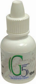 Figure 4--A Gluteraldehyde containing product like G5 desensitizes, and has a residual anti-bacterial effect after their use.