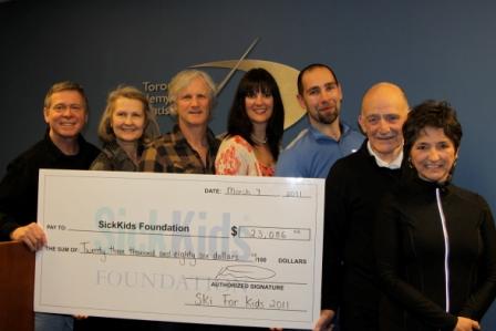 "ski for kids" for Sick Children's Hospital