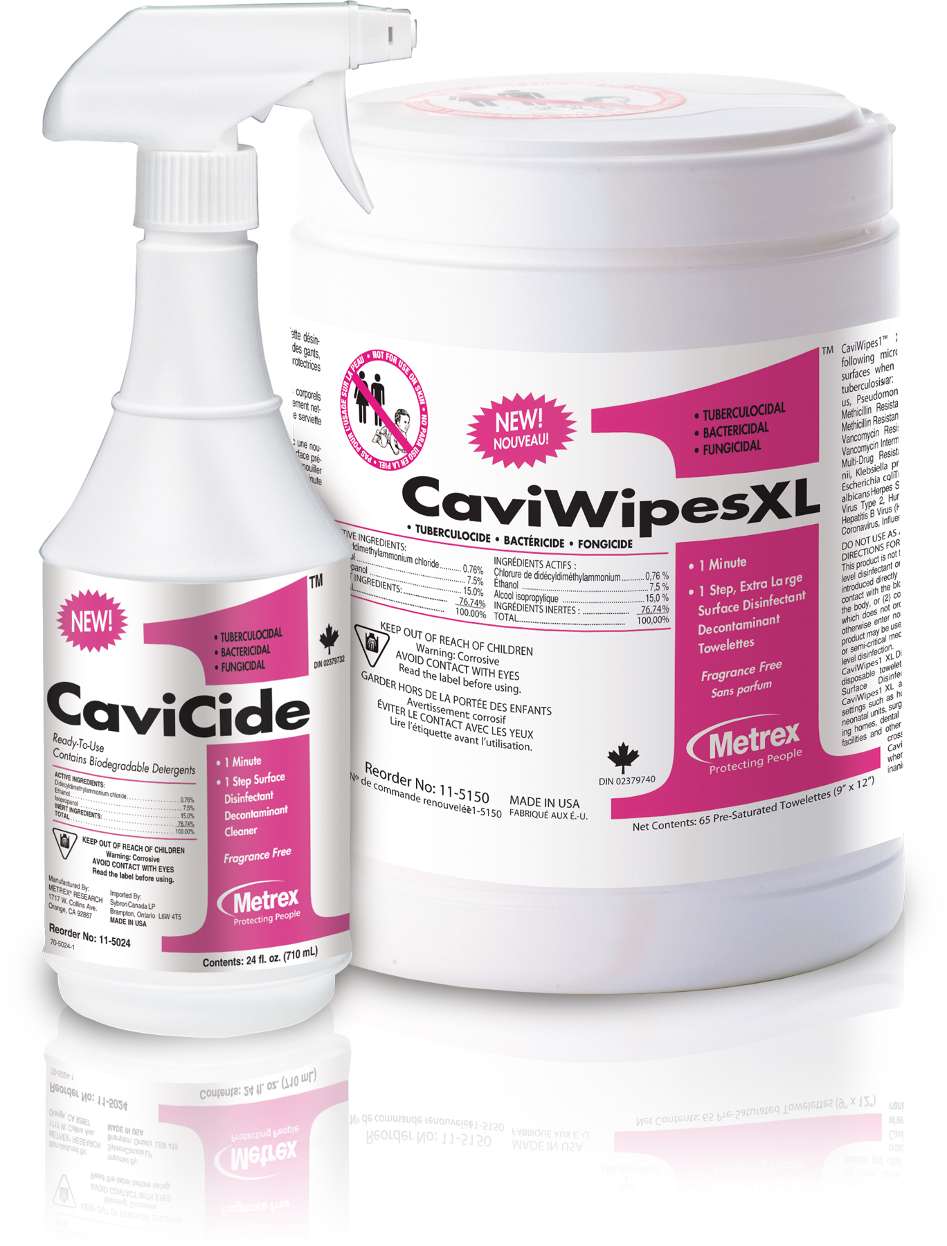 CaviCide1 and CaviWipes1 Now Available in Canada