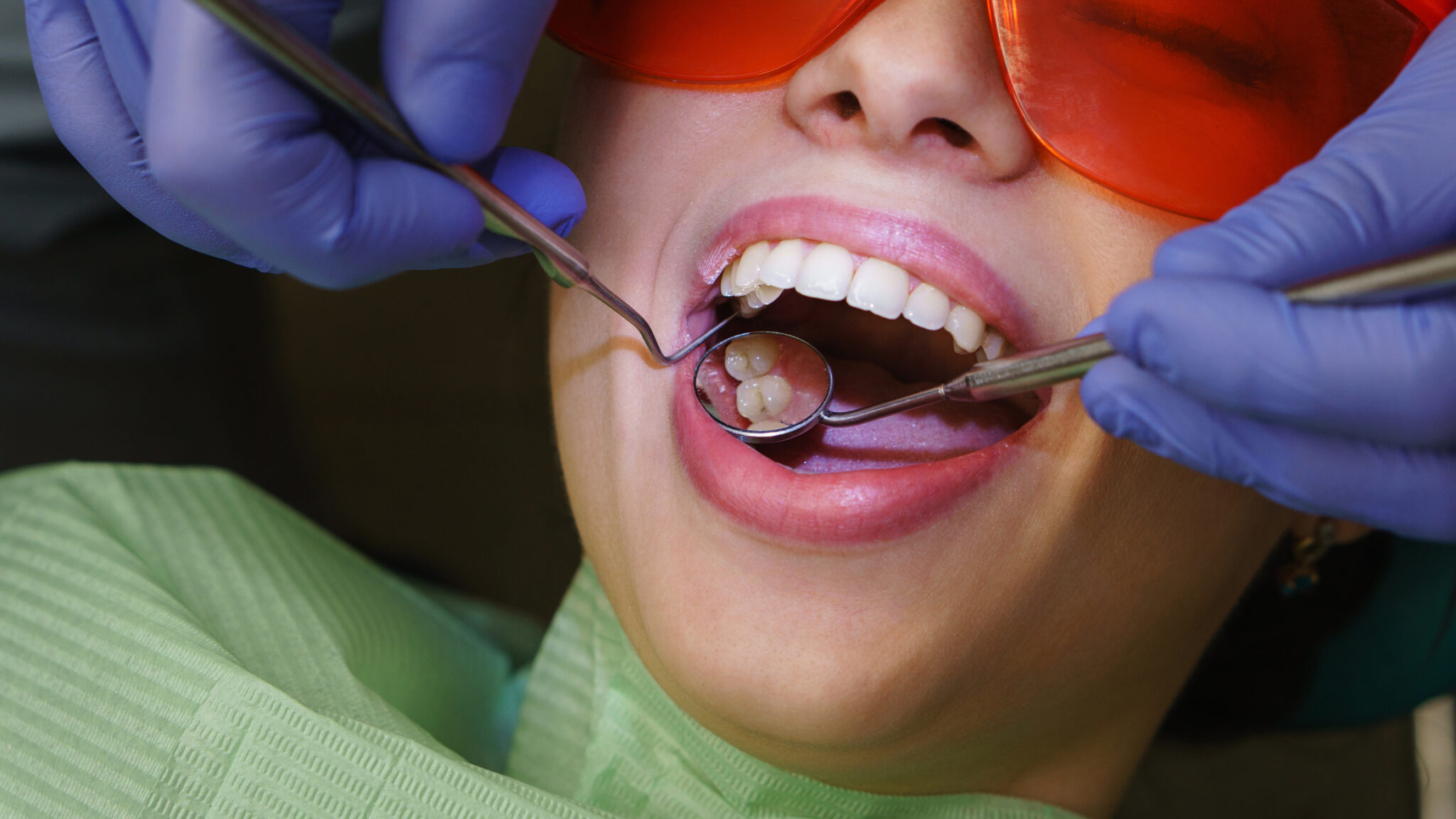 Girl patient in dental clinic alternate text for this image