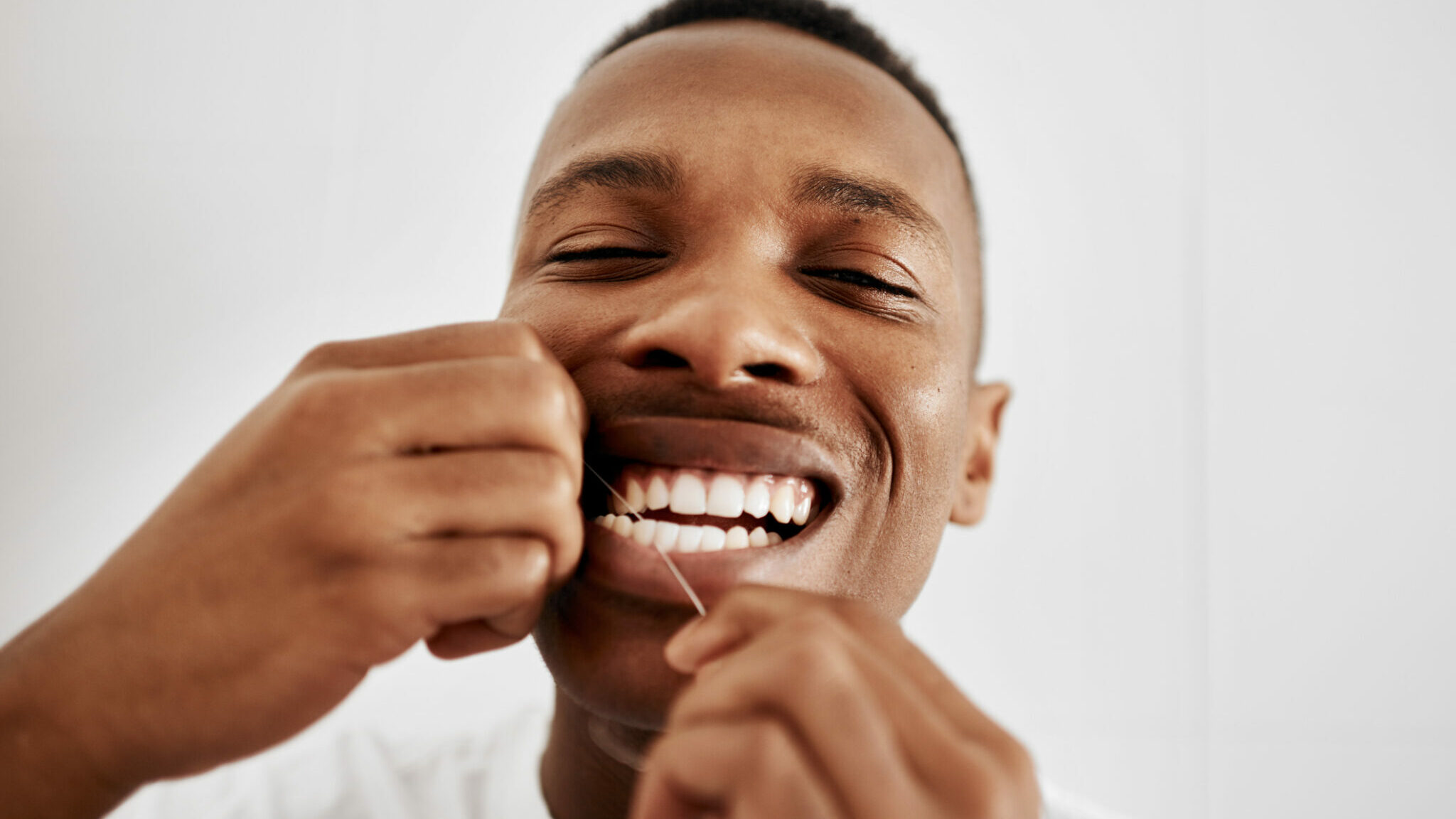 Flossing is just as important alternate text for this image