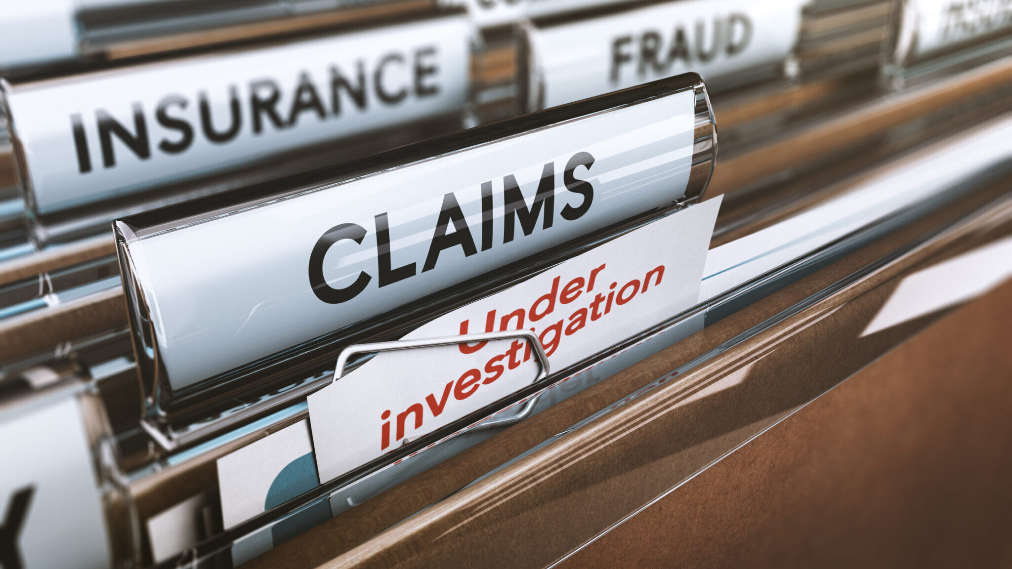 Insurance Company Fraud, Bogus Claims Under Investigations alternate text for this image