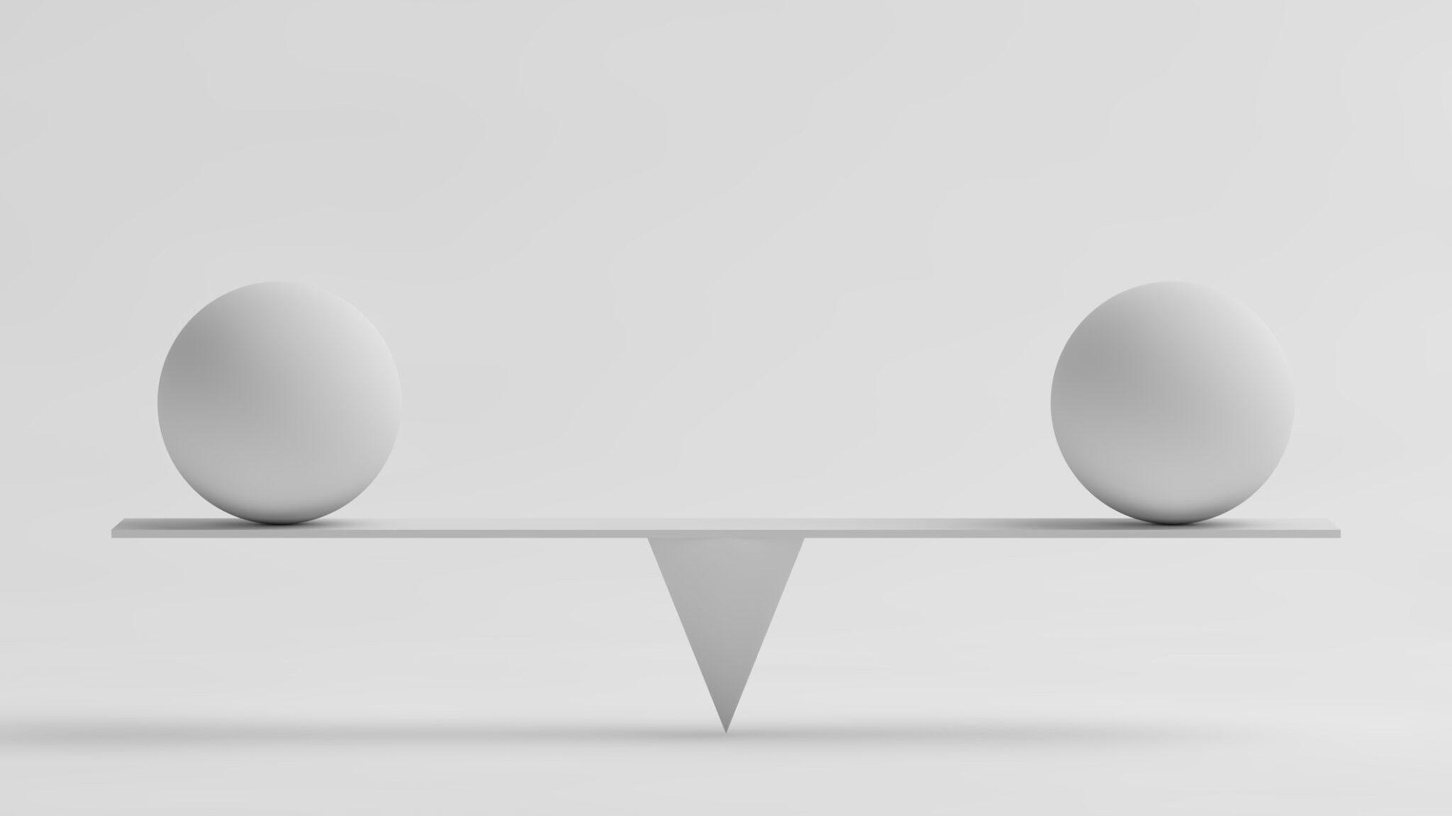 Abstract white equilibrium alternate text for this image