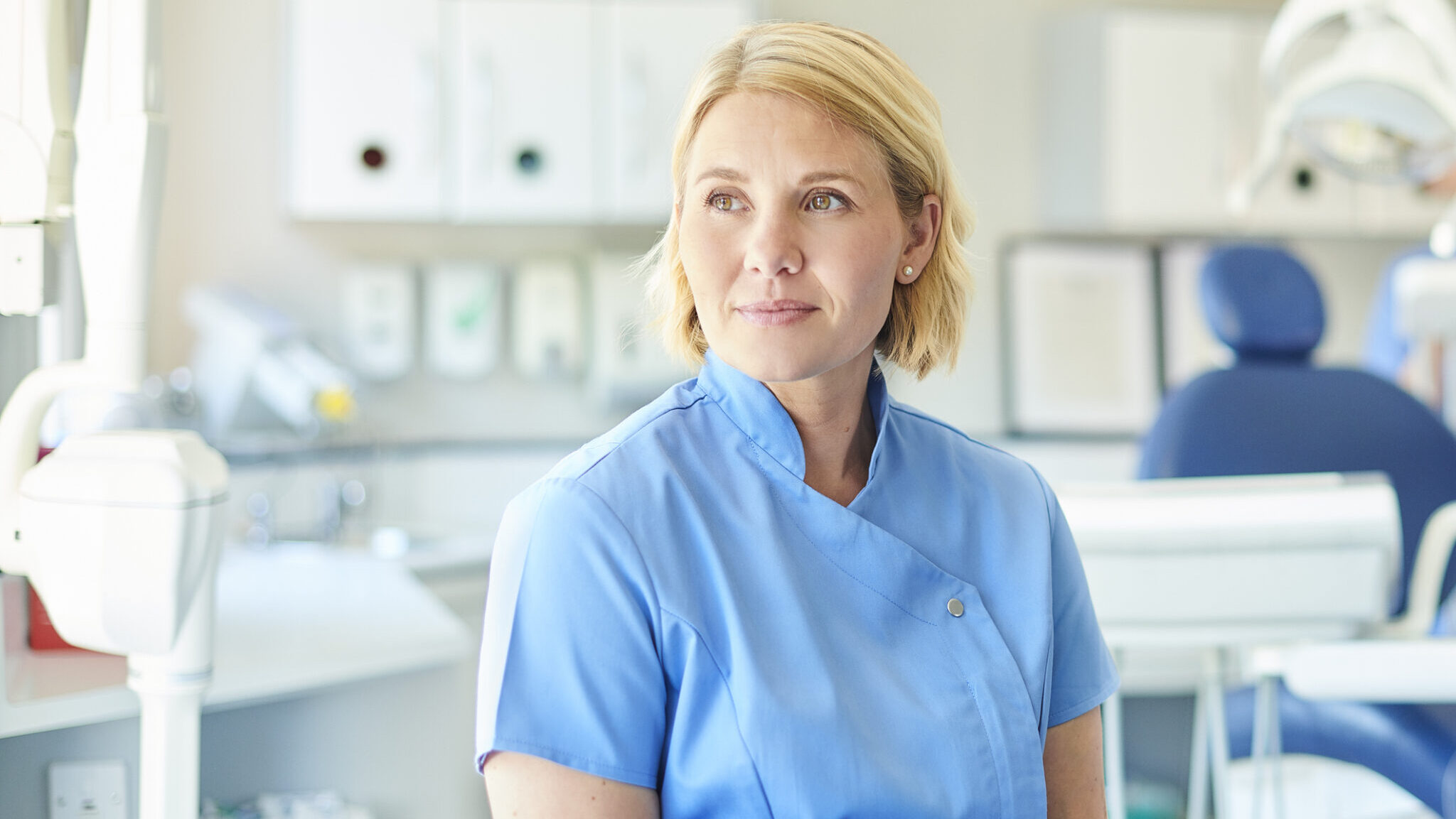 happy dental nurse portrait alternate text for this image