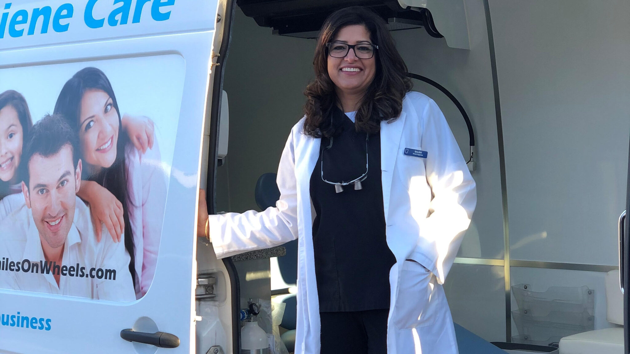 Balbir Sohi, a dental care provider and entrepreneur, has been shaping the dental hygiene industry since 2002. She founded Smiles On Wheels, an innovative mobile dental clinic featured on CBC’s Dragons' Den. (Photo supplied)