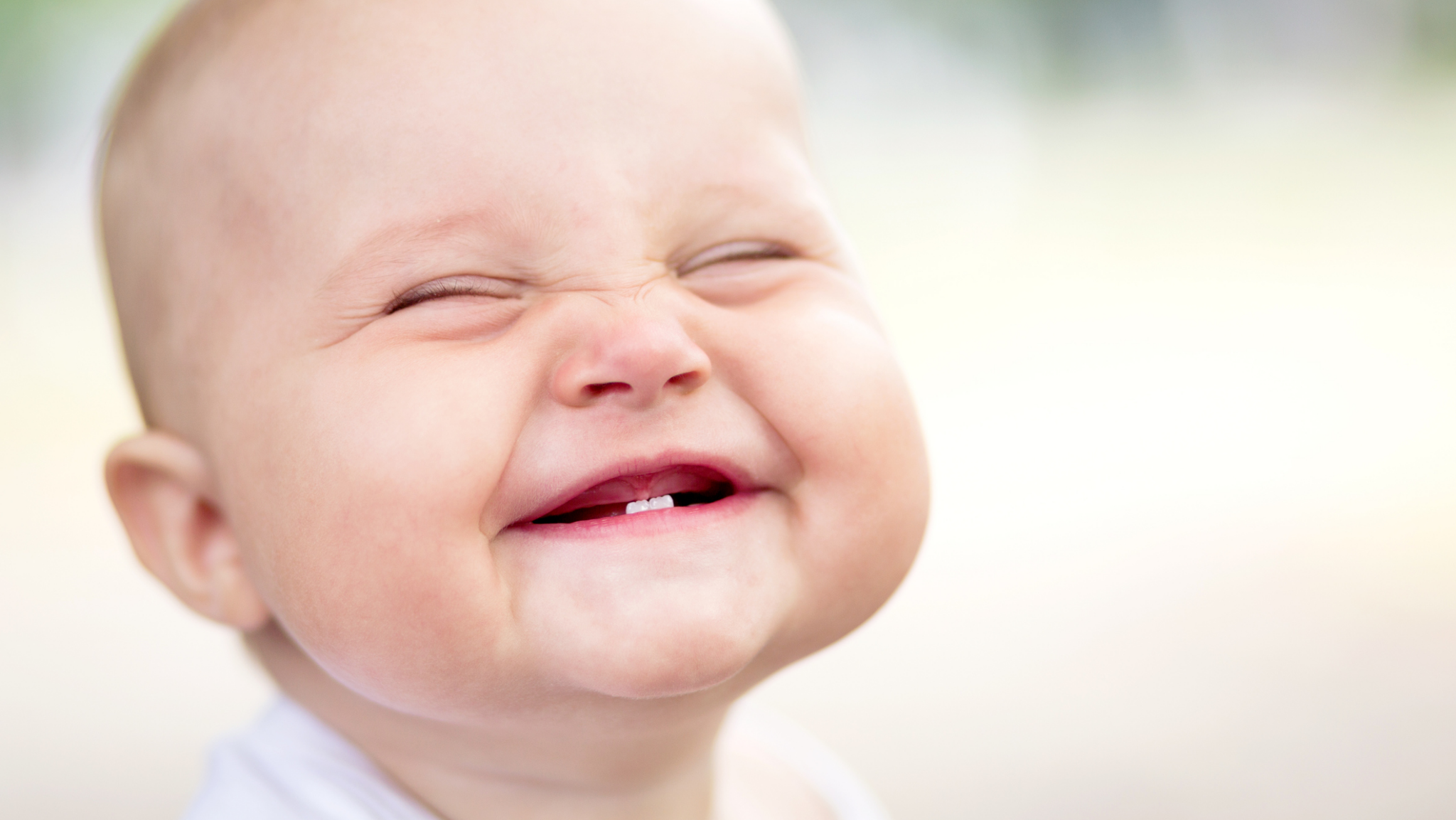 The timing of a baby’s first teeth may be shaped by hormone changes in late pregnancy, (iStock)