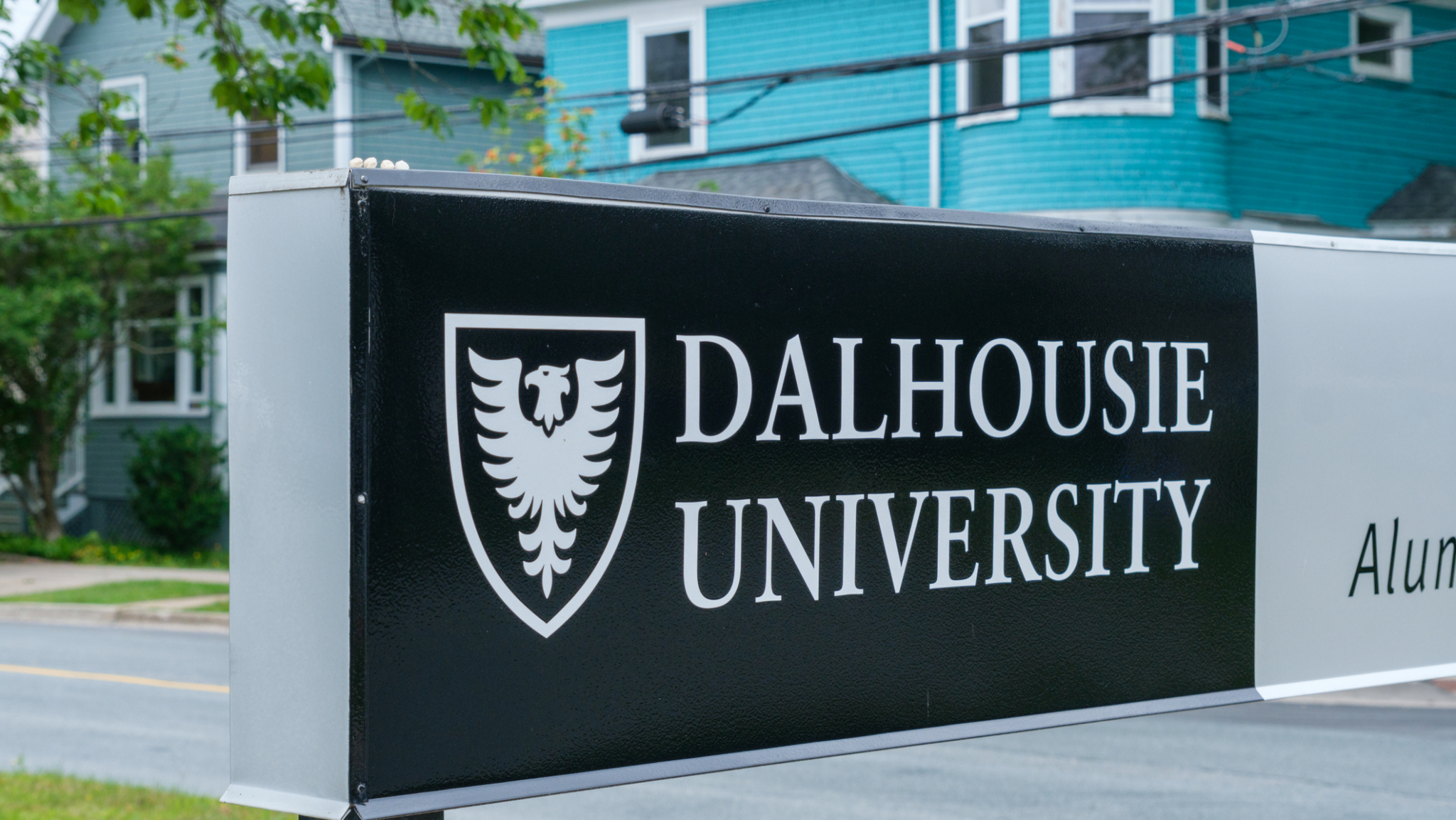 Halifax, N.S., Aug. 9, 2021 – A sign at Dalhousie University.