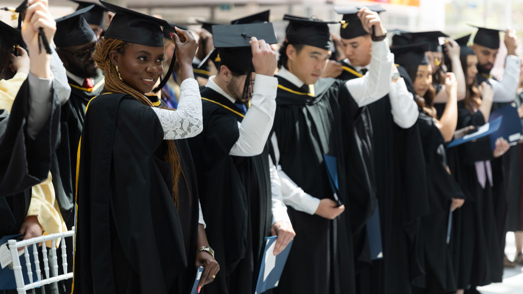 Dr. Gerald Niznick College of Dentistry graduates. (Photo courtesy: UM)