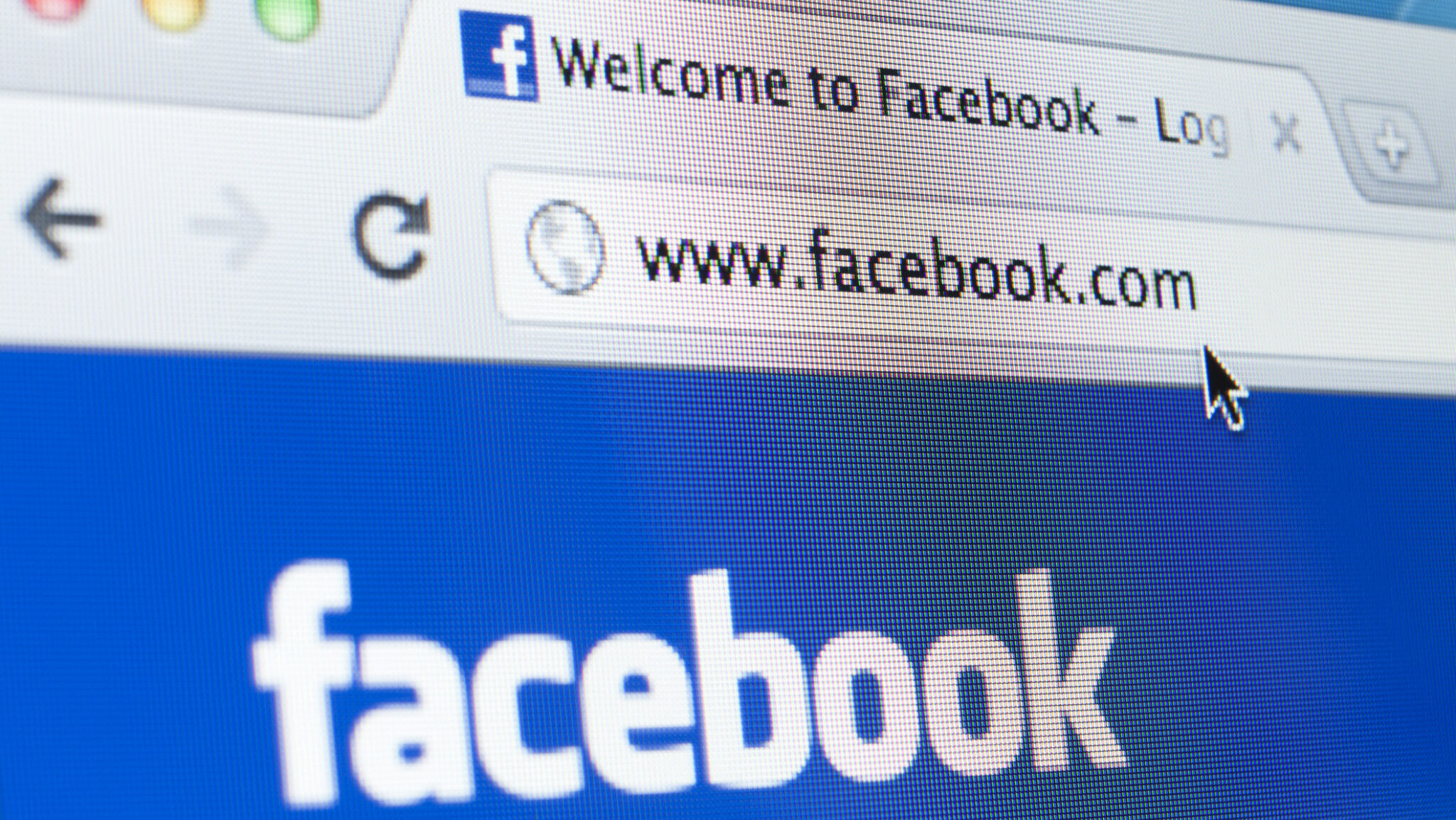 istanbul,Turkey - December 4, 2011: Facebook Homepage Closeup on LCD Screen, Chrome Web Browser